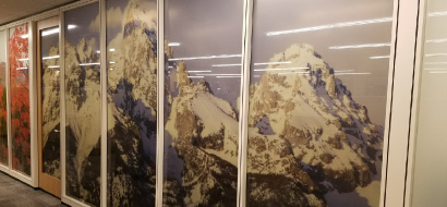 Window-Film-of-Snow-covered-mountain-tops